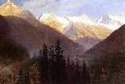 Albert Bierstadt Sunrise at Glacier Station china oil painting artist
